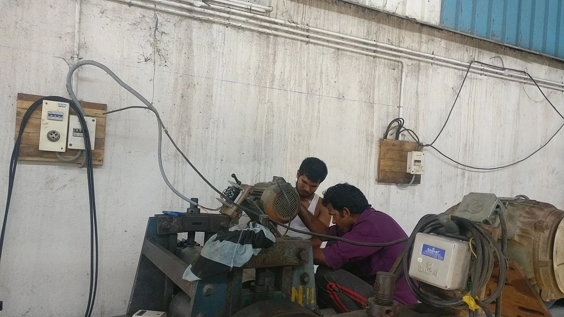 Machinery Work in Progress